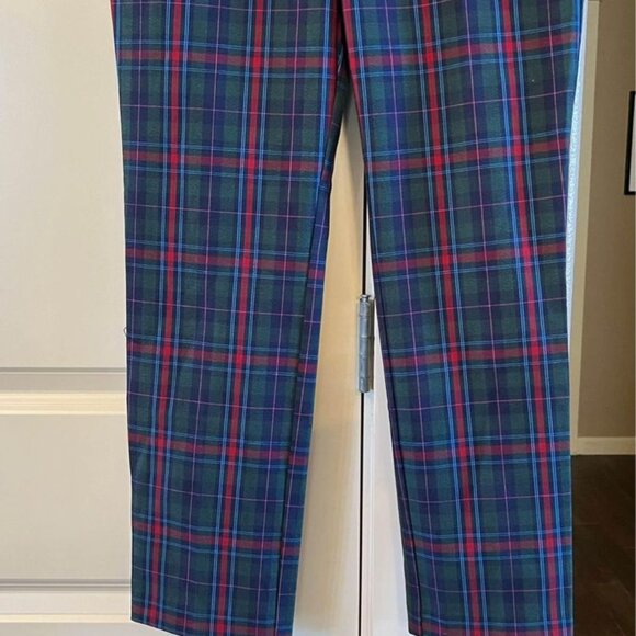 Women’s Gap‎ NWT Plaid Slim High Rise Stretch Pants-Size 4 - Picture 8 of 9